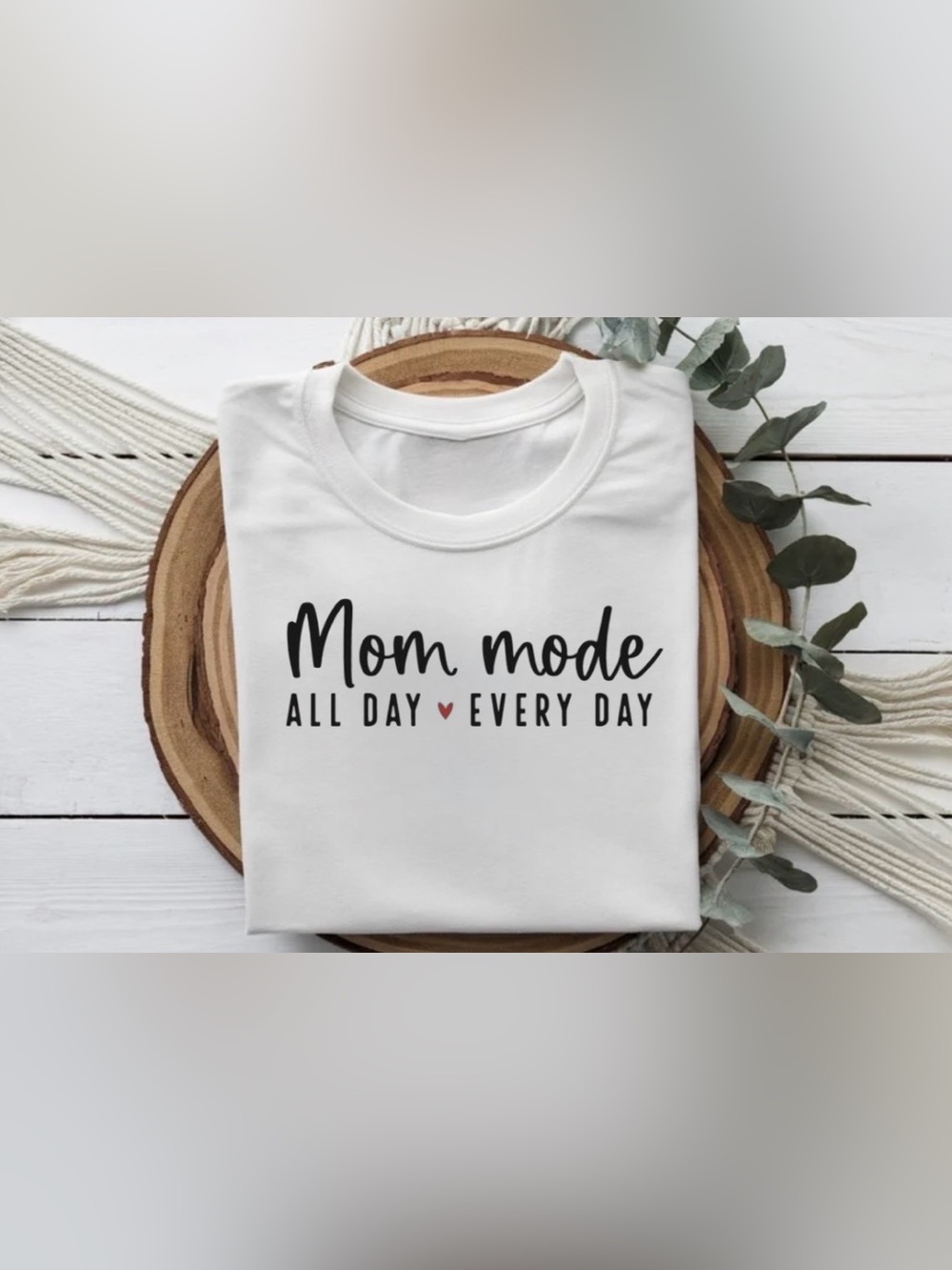 Mom Mode Graphic Tee | Mom Life Shirt | Motherhood Gift Tee | Cute Mom Shirt